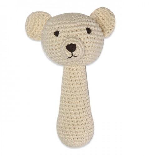 imajo banbe crochet stick rattle bear 