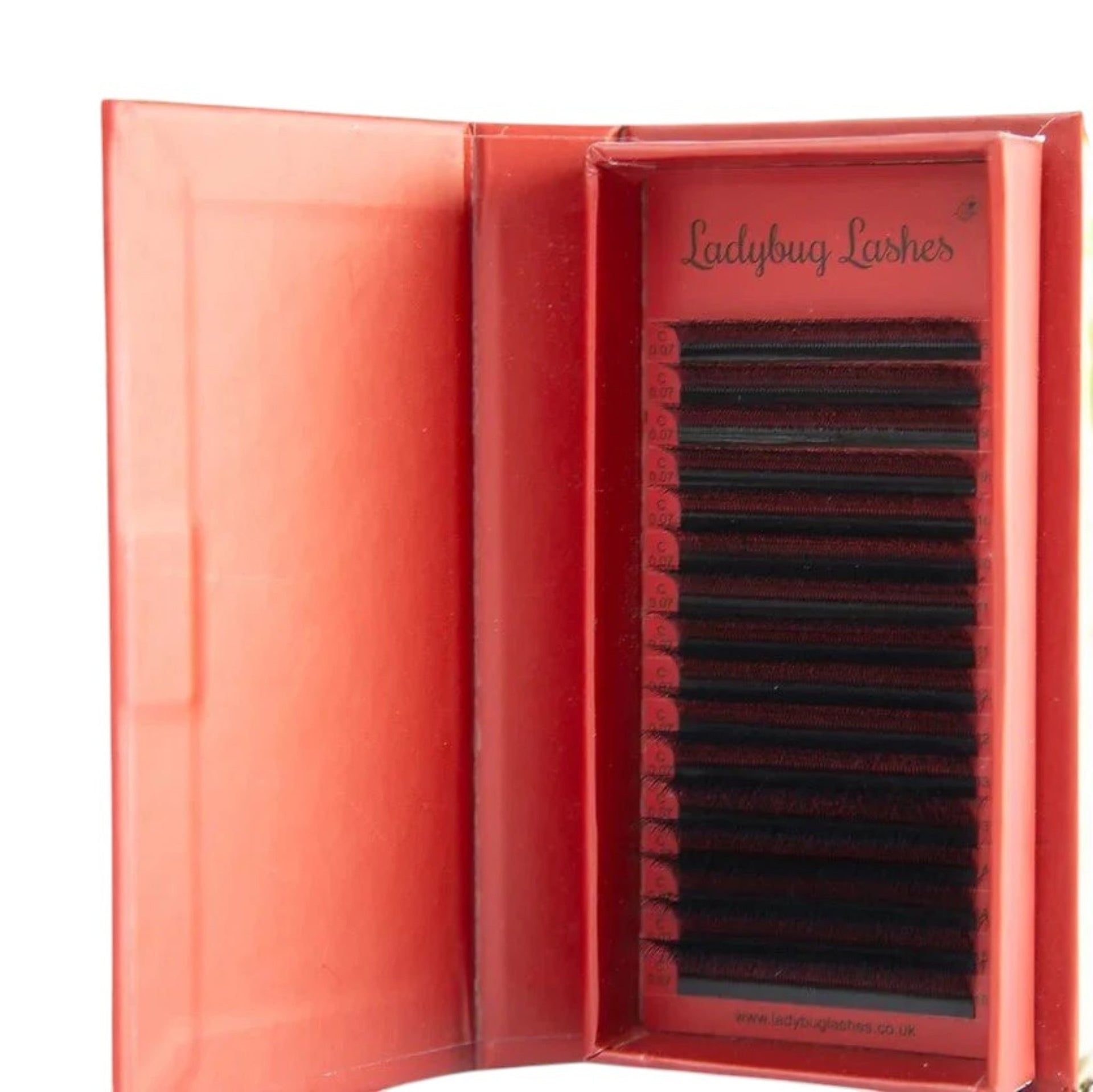 6D Clover Lash Single Length 16 Row Tray