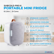 Subcold Pro 6L Mini Fridge