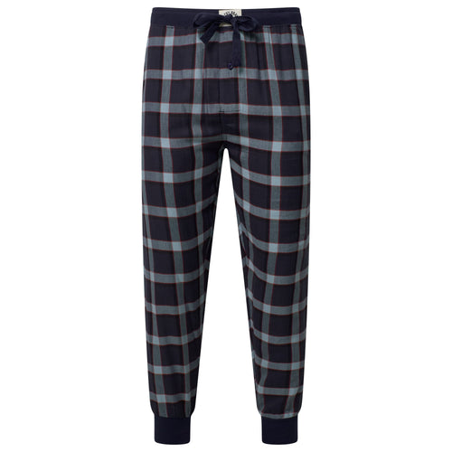 Lucky Brand Crew Neck & Closed Hem Flannel Pant Pyjama Set