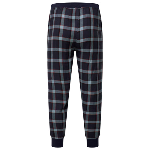 Lucky Brand Crew Neck & Closed Hem Flannel Pant Pyjama Set