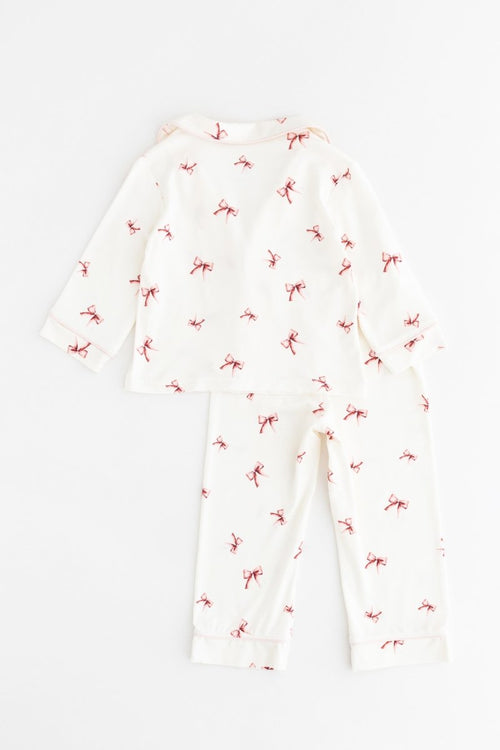 Mini COZY Rosy Ribbon Pyjamas Set