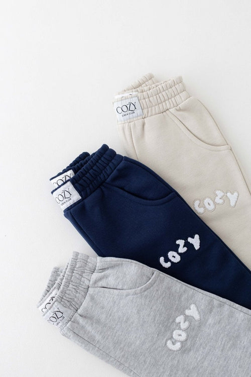 The COZY Little Lounger Tracksuit Stone