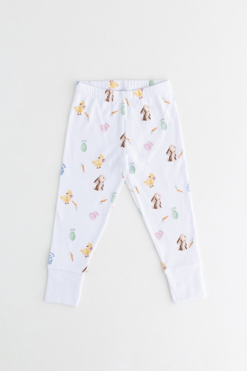The COZY Hop Ribbed Cotton Two-Piece Set Long Sleeve Pyjamas