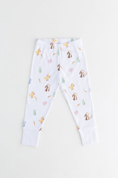 The COZY Hop Ribbed Cotton Two-Piece Set Long Sleeve Pyjamas