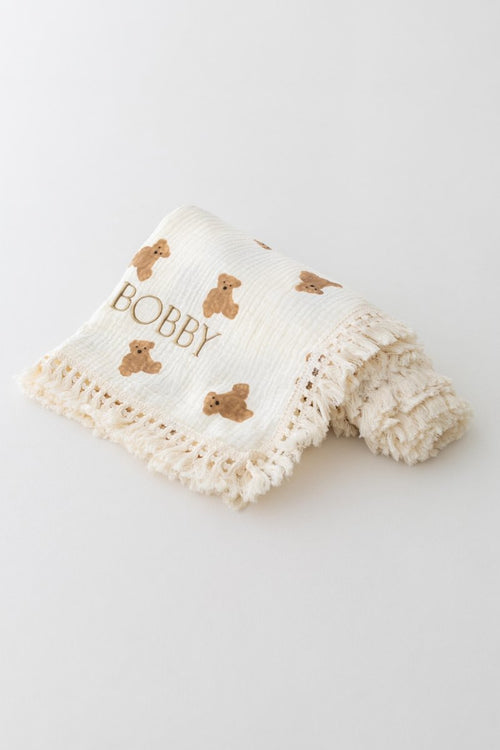 The VIP Cozy Boucle Baby Bear Personalised Gift Box