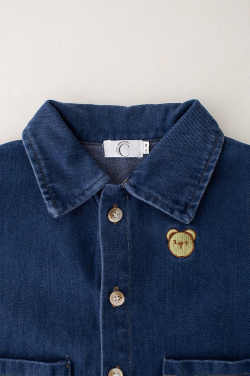 Bear Denim Piece Light or Dark Denim