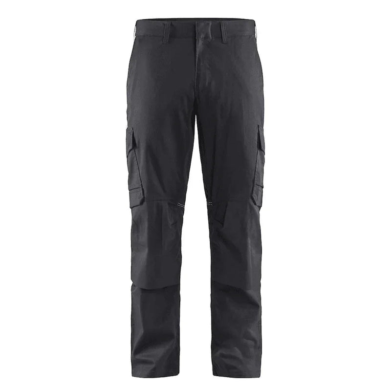Blaklader 1448 Industry Stretch Kneepad Trousers Mid Grey/Black