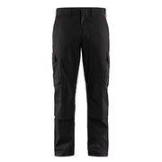 Blaklader 1448 Industry Stretch Kneepad Trousers Black/Red