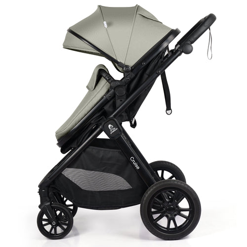 For Your Little One Cruise 3 In 1 Travel System With Car Seat - Pebble Sage (Free Cupholder And Seat Liner Included!)
