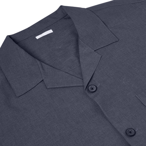 Full Button Open Collar Summer Shirt