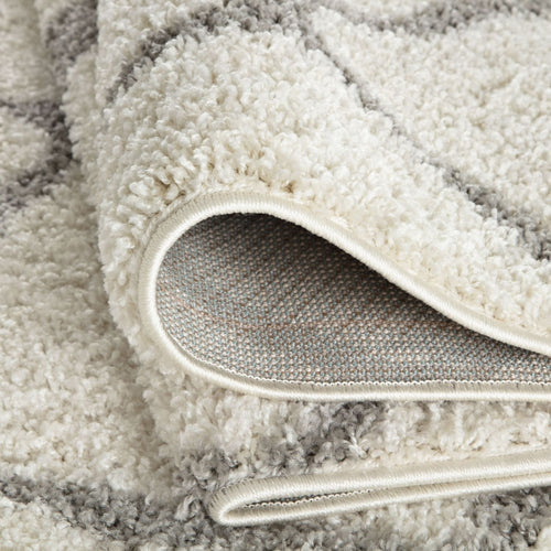 Moroccan Ivory Shaggy Rug | 700