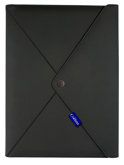 Conference Folder -  Conference Ringbinder with Flap  - Charcoal A4 (7020)
