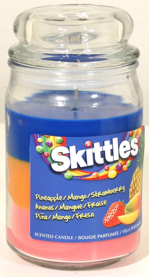 Tropical Scented Triple Poured Skittle Candle 16oz Candle