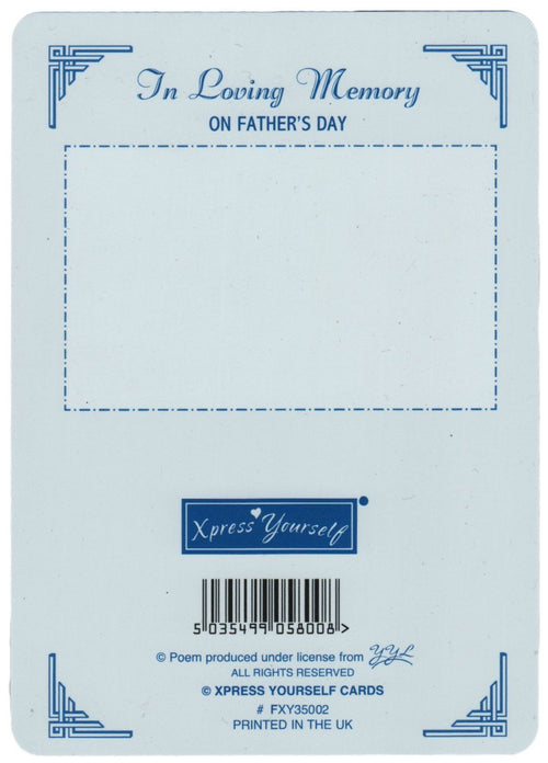 In Loving Memory - Precious Memories Of You On Father's Day - Grave/Graveside Memorial Card
