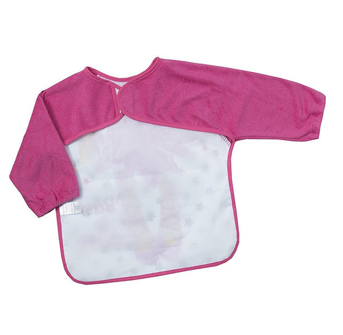 Baby Boys and Girls Novelty Terry Bib with Sleeves