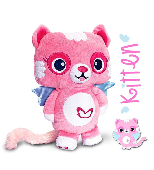 Pink Kitten Soft Toy - 16cm - Toybox Collection