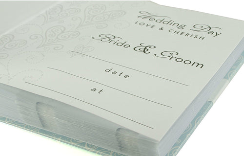 Love & Cherish Pearlised Paperwrap Wedding Photo Album