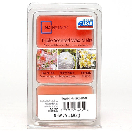 Mainstays Triple Scented Wax Melts - Sweet Pea MS14-059-007-17