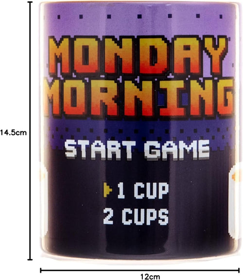 Boxer Gifts 'Monday Morning' Pro Gamer Mug | Awesome Gaming Themed Mug