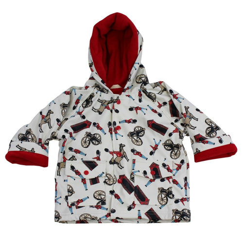 Powell Craft Boys Horse & Guard Raincoat-Rain Mac.