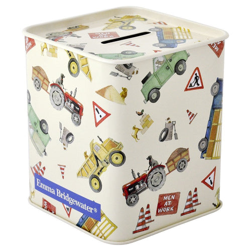 Men At Work Money Box By Emma Bridgewater