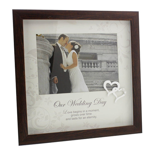 our wedding day frame