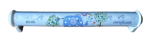 Lesser and Pavey 27cm Little Bird and Ellie Birth Certificate Holder, Blue