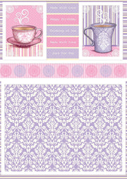 Couture Cafe Die-Cut Punch-Out Concept Card-Afternoon Tea