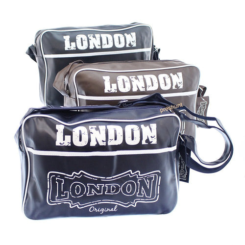 London Messenger Bag - Matt Black