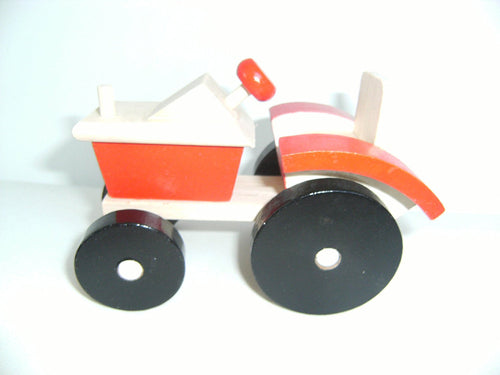 Traditional Wood and Fun Farm Tractor