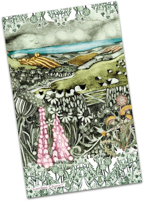 Emma Ball Country Life Tea Towel 100% Cotton Made In the UK