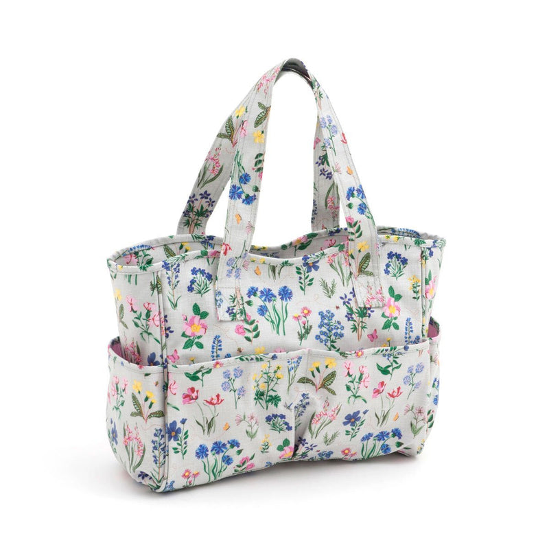 Craft Bag - Matt PVC - Spring Garden | HobbyGift MRB/272 | 12.5x39x35