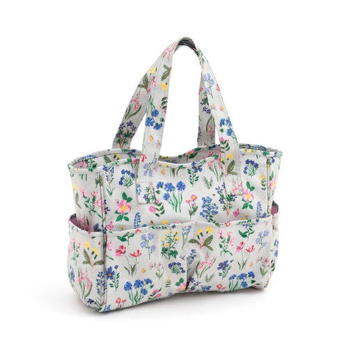 Craft Bag - Matt PVC - Spring Garden | HobbyGift MRB/272 | 12.5x39x35
