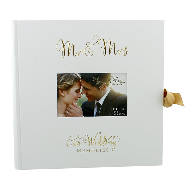 'Always & Forever' Gold Foil Album/scrap book 8" x 10"