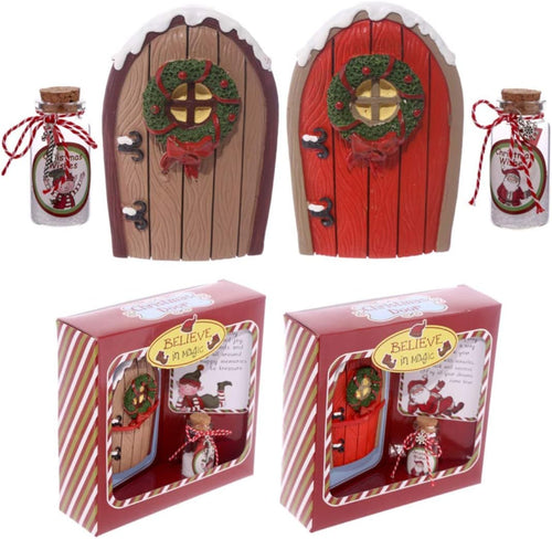 Christmas Elf Door  believe in magix  one supplied at random