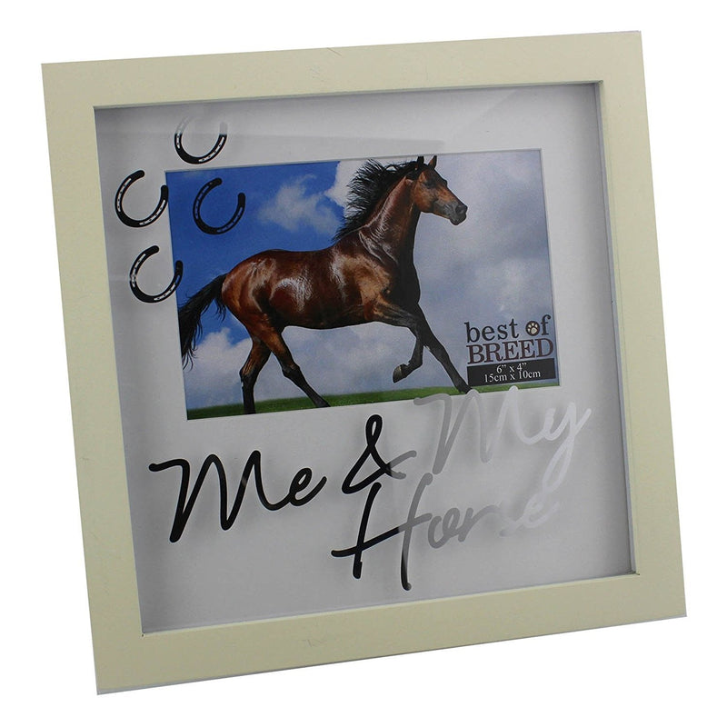 Cream Box Frame Me & My Horse Gift 6" x 4"