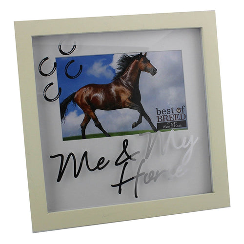 Cream Box Frame Me & My Horse Gift 6" x 4"