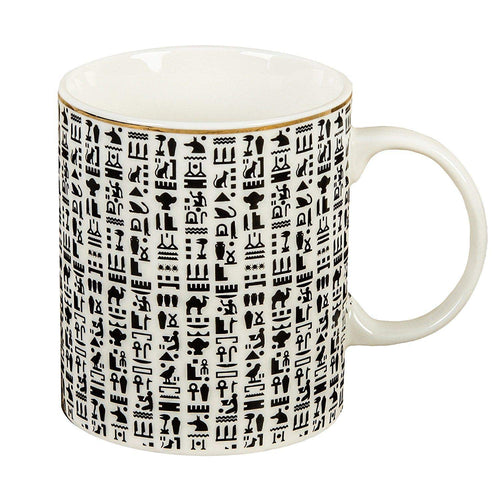 Juliana Collection Ancient Egyptian Hieroglyphics Mug in Gift Box