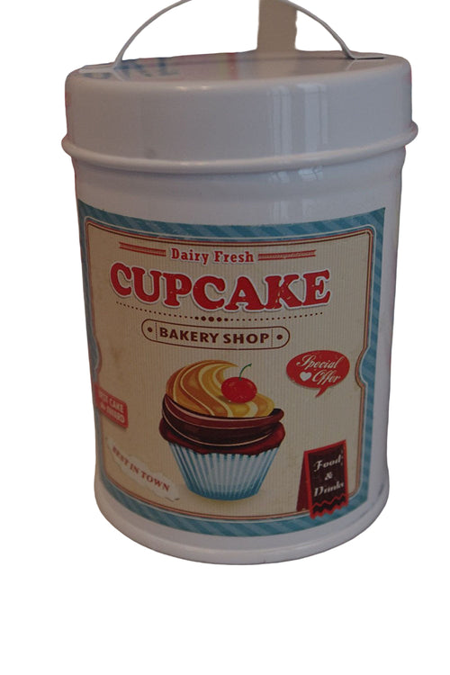 home sweet home   set 3 distressed shabby chic cupcake canister