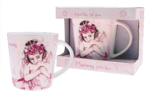 VINTAGE LANE CHINA MUG FOR MUMMY WITH LOVE IDEAL GIFT