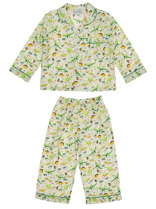 Powell Craft Boys Pyjamas - Dinosaur design 6-7yrs