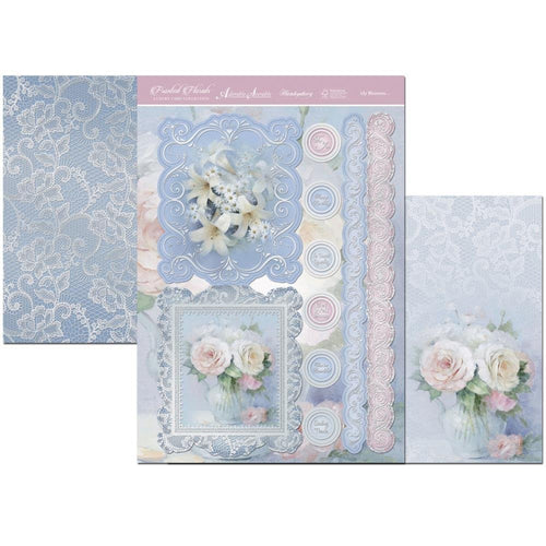 Frosted Florals Adorable Scorable Luxury Topper Set A4-Lily Blossoms