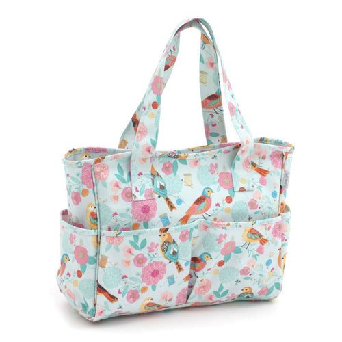 Craft Bag - Matt PVC - Birdsong | Hobby Gift MRB/275 | 12½x39x35cm