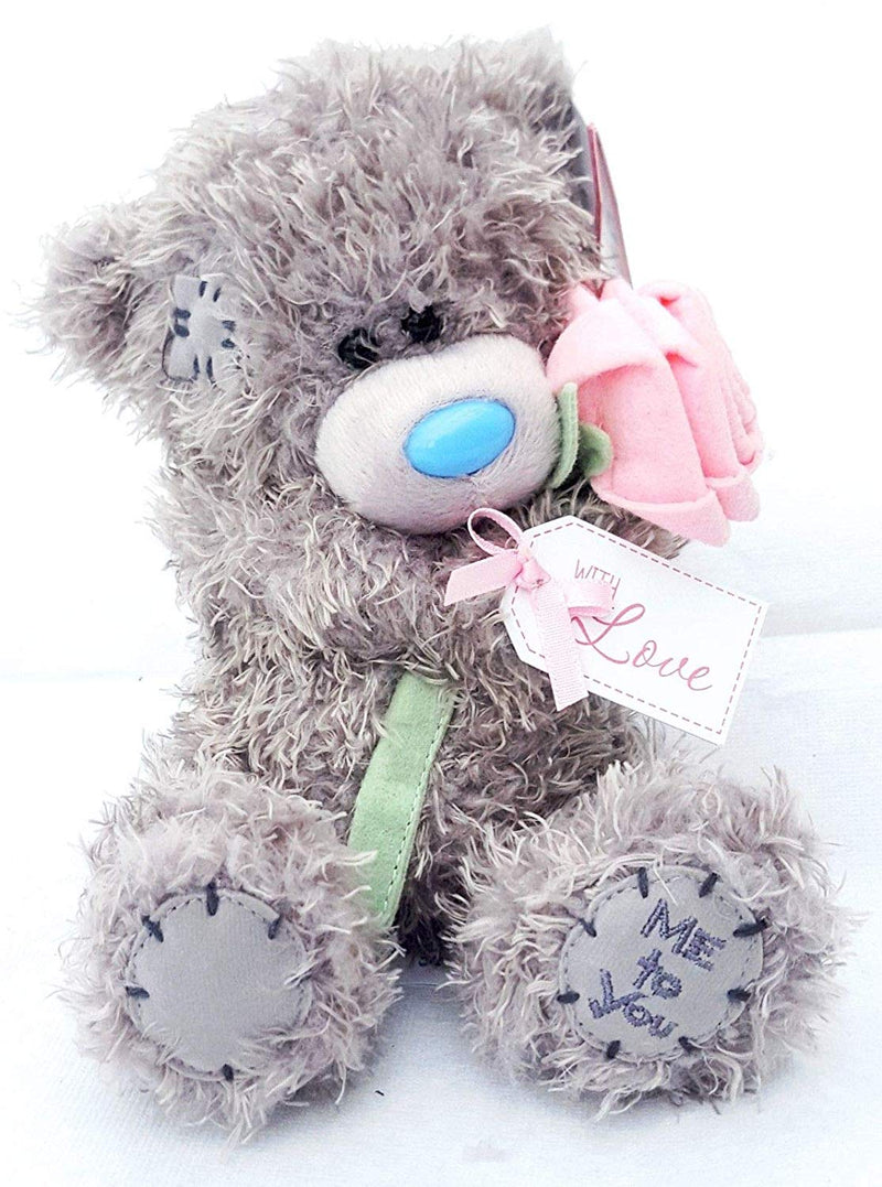 Me To You Bear 7” Holding Pink Rose