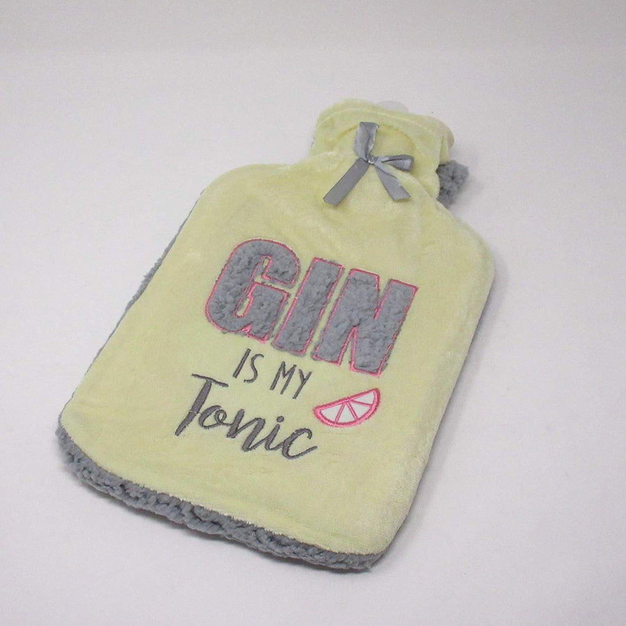 Country Club Thick Sherpa Fleece 2 Litre Hot Water Bottle