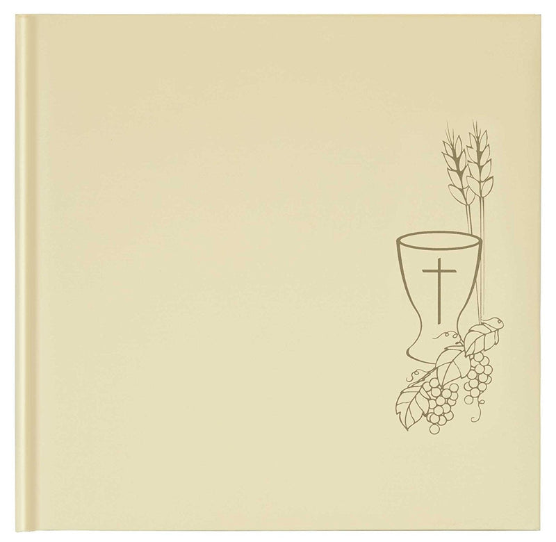 Innova Editions 40-Page Communion Book Bound Traditional Album, Cream