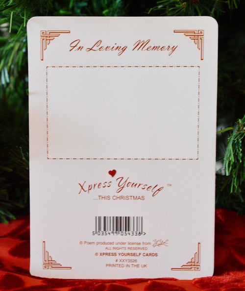Graveside Memorial Christmas Card & Holder -A Precious Young Child - 3526