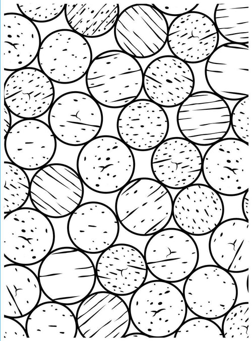 Darice 10.8 x 14.6 cm Cork Tops Embossing Template