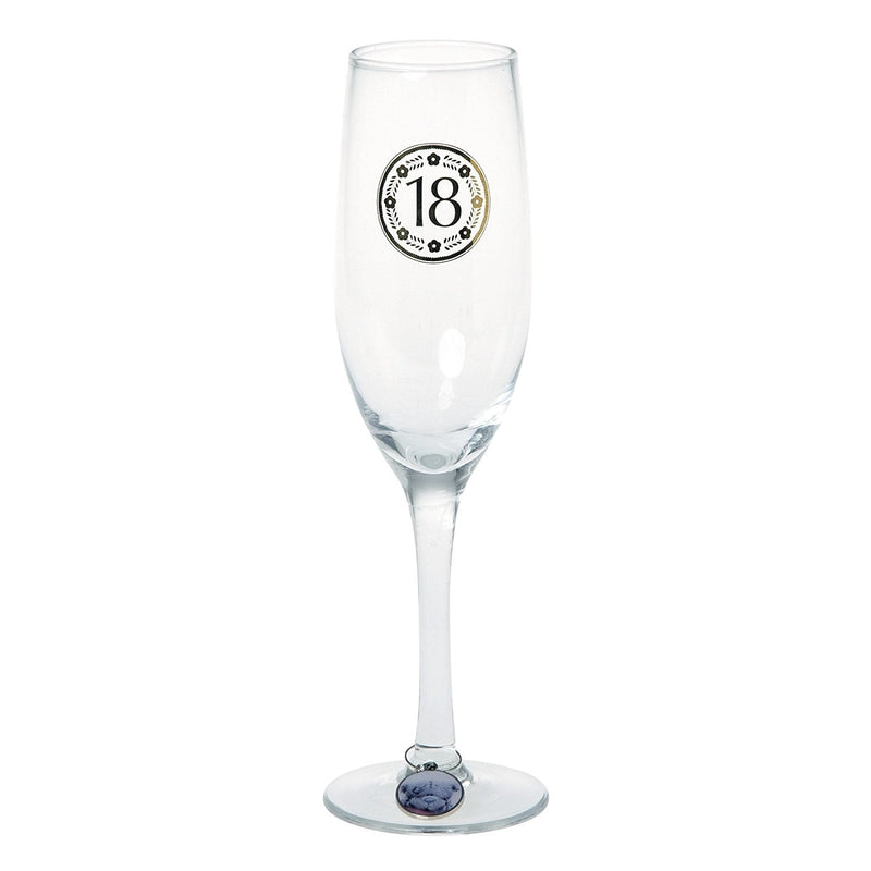 Me to You Me To You Tatty Teddy 18th Birthday Champagne Glass
